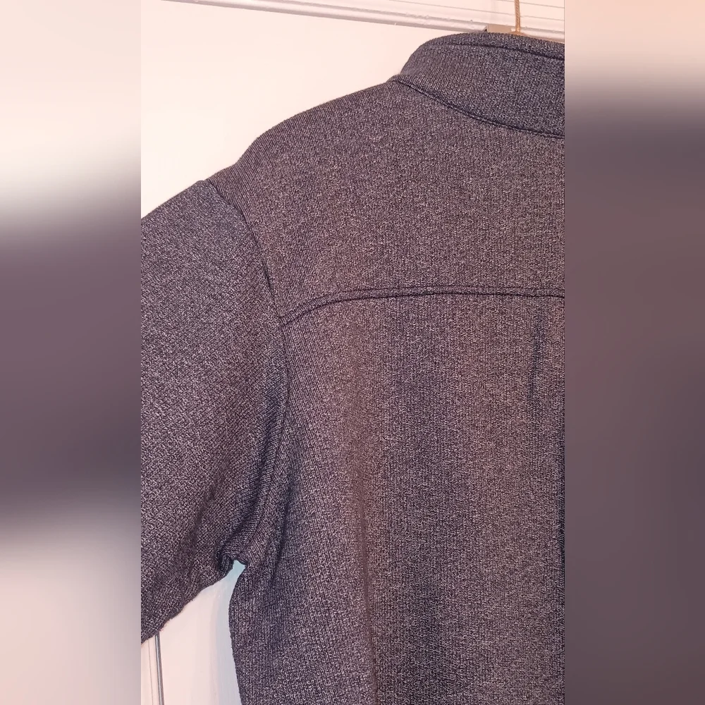 Columbia men's navy Gray 1/4 Zip Pullover Jacket Size XXL